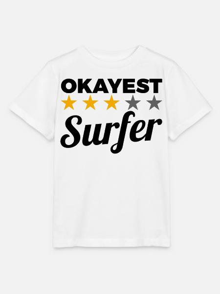 Durchschnittlicher Wellenreiter - Stanley/Stella Kinder T-Shirt MINI CREATOR  - Weiß