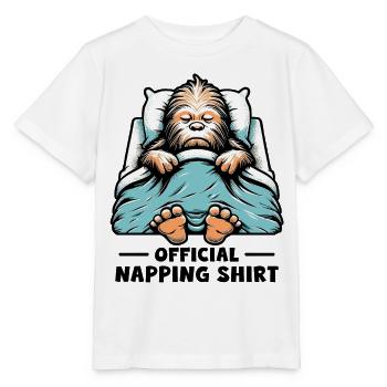 Official Napping Shirt - Stanley/Stella MINI CREATOR Kids’ T-Shirt - white - Front - Maike (125cm)