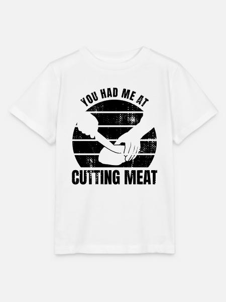 Schlachter Spruch - Stanley/Stella Kinder T-Shirt MINI CREATOR  - Weiß
