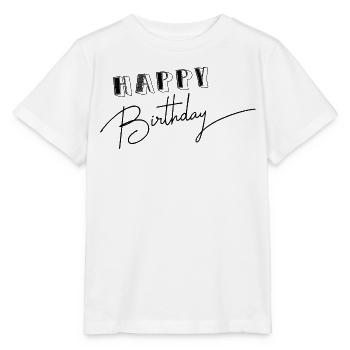 HAPPY BIRTHDAY - T-shirt bio MINI CREATOR Stanley/Stella Enfant - blanc - Devant - Maike (125cm)
