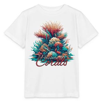 Leidenschaft für Korallen Geschenk - Stanley/Stella Kinder T-Shirt MINI CREATOR  - Weiß - Vorne - Maike (125cm)