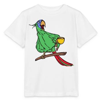 Animal, Parrot, Animal Lover, Pet, Bird - Stanley/Stella MINI CREATOR Kids’ T-Shirt - white - Front - Maike (125cm)
