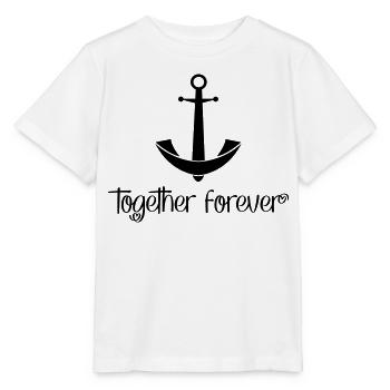 Ensemble pour toujours - T-shirt bio MINI CREATOR Stanley/Stella Enfant - blanc - Devant - Maike (125cm)