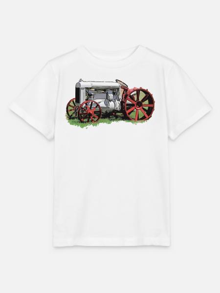 Traktor Fordson Model F - Stanley/Stella Kinder T-Shirt MINI CREATOR - Weiß