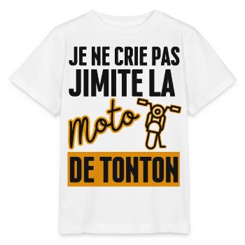 I'm not screaming I'm imitating Uncle's Motorcycle - Stanley/Stella MINI CREATOR Kids’ T-Shirt - white - Front - Maike (125cm)