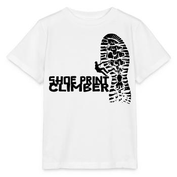 Shoe Print Climber [Schwarz] - Stanley/Stella Kinder T-Shirt MINI CREATOR  - Weiß - Vorne - Maike (125cm)