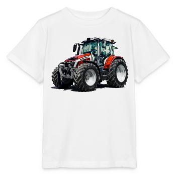 M F 5S Traktor - Stanley/Stella Kinder T-Shirt MINI CREATOR  - Weiß - Vorne - Maike (125cm)