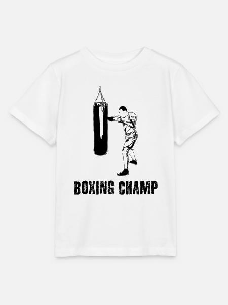 Boxer Motivation - Stanley/Stella Kinder T-Shirt MINI CREATOR  - Weiß