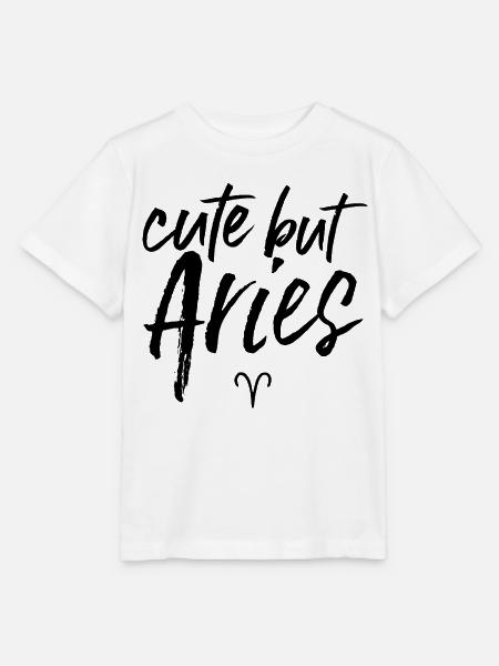 Astro Cute But Aries - Stanley/Stella Kinder T-Shirt MINI CREATOR - Weiß