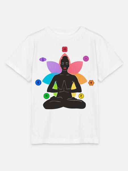 7 Chakren - Stanley/Stella Kinder T-Shirt MINI CREATOR - Weiß