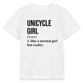 Unicycle Unicycle Unicycle - Stanley/Stella MINI CREATOR Kids’ T-Shirt - white - Front - Maike (125cm)