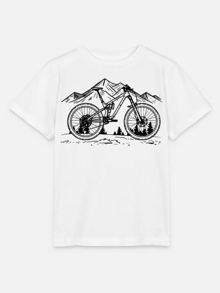 Mountainbike - Stanley/Stella Kinder T-Shirt MINI CREATOR - Weiß