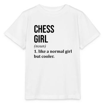 Schach Schach Schach Schach - Stanley/Stella Kinder T-Shirt MINI CREATOR  - Weiß - Vorne - Maike (125cm)