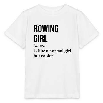 Rowing Rowing Rowing - Stanley/Stella MINI CREATOR Kids’ T-Shirt - white - Front - Maike (125cm)