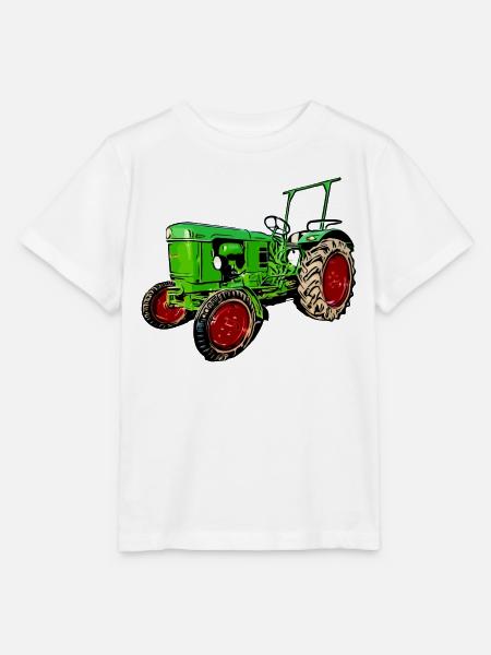 Alter Traktor Deutz D25 - Stanley/Stella Kinder T-Shirt MINI CREATOR  - Weiß