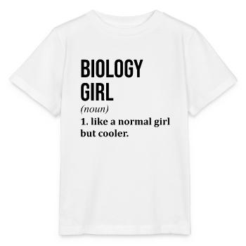 Biology - Stanley/Stella MINI CREATOR Kids’ T-Shirt - white - Front - Maike (125cm)