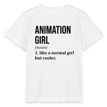Animation - Stanley/Stella MINI CREATOR Kids’ T-Shirt - white - Front - Maike (125cm)