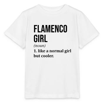 Flamenco - Stanley/Stella Kinder T-Shirt MINI CREATOR  - Weiß - Vorne - Maike (125cm)