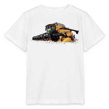 Holland Combine Harvester CR - Stanley/Stella MINI CREATOR Kids’ T-Shirt - white - Front - Maike (125cm)