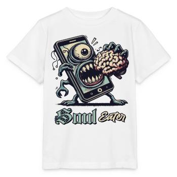 seele seelenfresser souleater handy young blood - Stanley/Stella Kinder T-Shirt MINI CREATOR  - Weiß - Vorne - Maike (125cm)