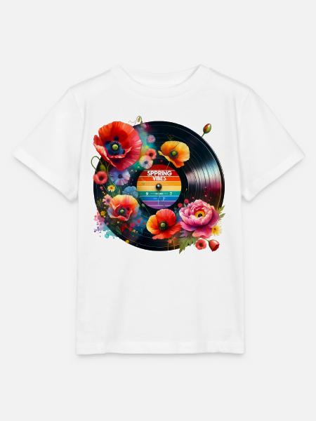 Spring Vibes - Stanley/Stella Kinder T-Shirt MINI CREATOR - Weiß