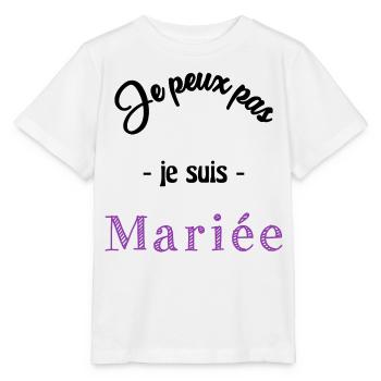 HOCHZEIT. ZUKÜNFTIGE BRAUT - Stanley/Stella Kinder T-Shirt MINI CREATOR  - Weiß - Vorne - Maike (125cm)