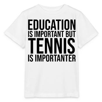 Tennis Tennis Tennis - Stanley/Stella MINI CREATOR Kids’ T-Shirt - white - Front - Maike (125cm)