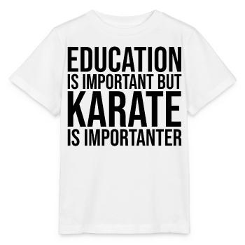 Karaté Karaté Karaté - T-shirt bio MINI CREATOR Stanley/Stella Enfant - blanc - Devant - Maike (125cm)