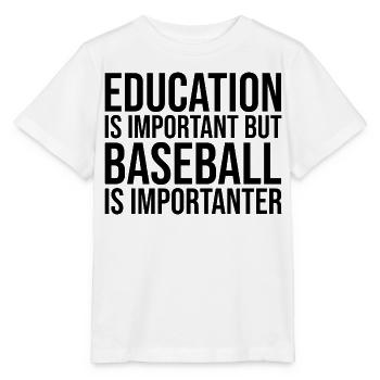 Baseball Baseball Baseball - Stanley/Stella MINI CREATOR Kids’ T-Shirt - white - Front - Maike (125cm)