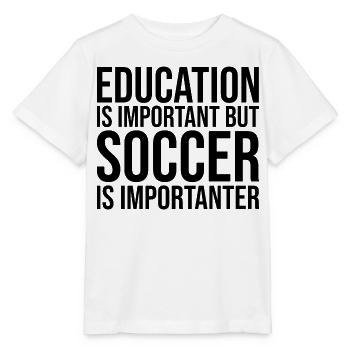 Soccer Soccer Soccer - Stanley/Stella MINI CREATOR Kids’ T-Shirt - white - Front - Maike (125cm)