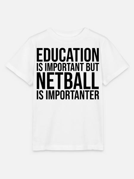 Netball Netball Netball - Stanley/Stella Kinder T-Shirt MINI CREATOR  - Weiß