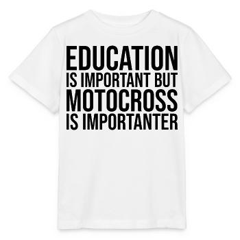 Motocross Motocross Motocross - T-shirt bio MINI CREATOR Stanley/Stella Enfant - blanc - Devant - Maike (125cm)
