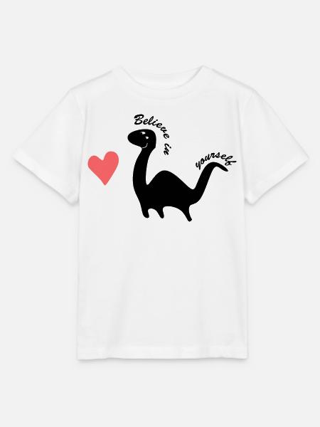 belive in yourself - Stanley/Stella Kinder T-Shirt MINI CREATOR - Weiß