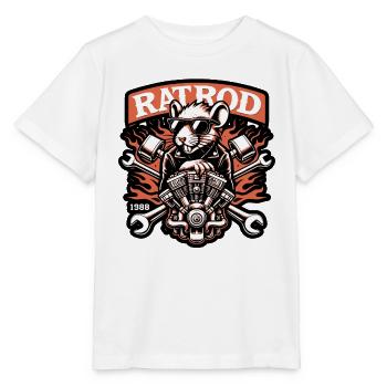 Rat Rod Custom Race Rusty Wild Tuning Hot Rusty - Stanley/Stella MINI CREATOR Kids’ T-Shirt - white - Front - Maike (125cm)