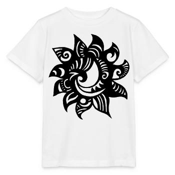 Strange Black Sun - Stanley/Stella MINI CREATOR Kids’ T-Shirt - white - Front - Maike (125cm)