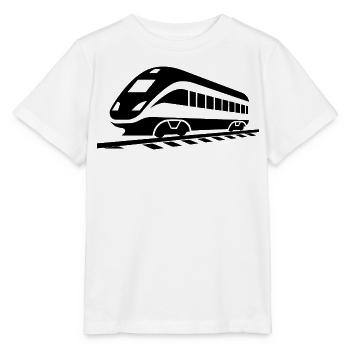 Chemin de fer - T-shirt bio MINI CREATOR Stanley/Stella Enfant - blanc - Devant - Maike (125cm)
