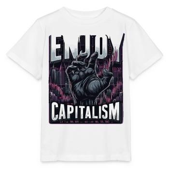 Profitez du capitalisme - T-shirt bio MINI CREATOR Stanley/Stella Enfant - blanc - Devant - Maike (125cm)