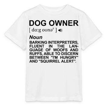 Hundehalter Definition - Stanley/Stella Kinder T-Shirt MINI CREATOR  - Weiß - Vorne - Maike (125cm)