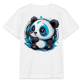 Panda Ours Petit et Mignon - T-shirt bio MINI CREATOR Stanley/Stella Enfant - blanc - Devant - Maike (125cm)
