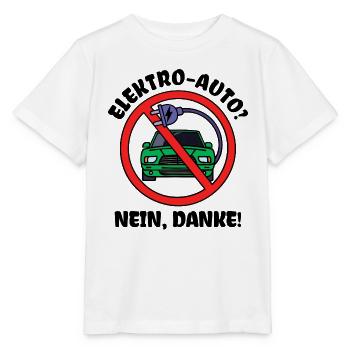 Refueling Statement Drive E-car Energy Storage - Stanley/Stella MINI CREATOR Kids’ T-Shirt - white - Front - Maike (125cm)