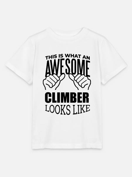 Bergsteiger Kletterer Kletterer Kletterer - Stanley/Stella Kinder T-Shirt MINI CREATOR  - Weiß