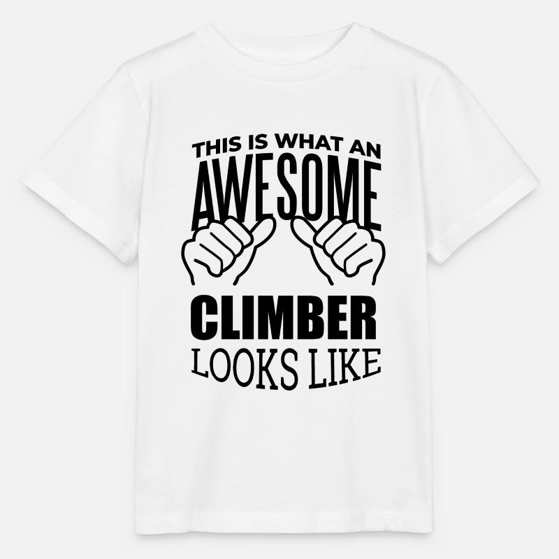 grimpeur - T-shirt bio MINI CREATOR Stanley/Stella Enfant - blanc
