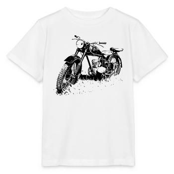 Zschopau GDR Motorcycle - Stanley/Stella MINI CREATOR Kids’ T-Shirt - white - Front - Maike (125cm)