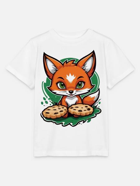 Foxy Chocolate Treats - Stanley/Stella Kinder T-Shirt MINI CREATOR - Weiß