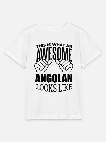 Angola Angola Angola - Stanley/Stella Kinder T-Shirt MINI CREATOR - Weiß