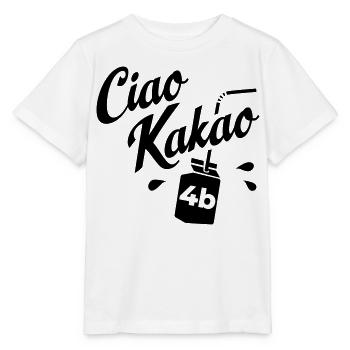 Diplômé de la classe 4b - T-shirt bio MINI CREATOR Stanley/Stella Enfant - blanc - Devant - Maike (125cm)