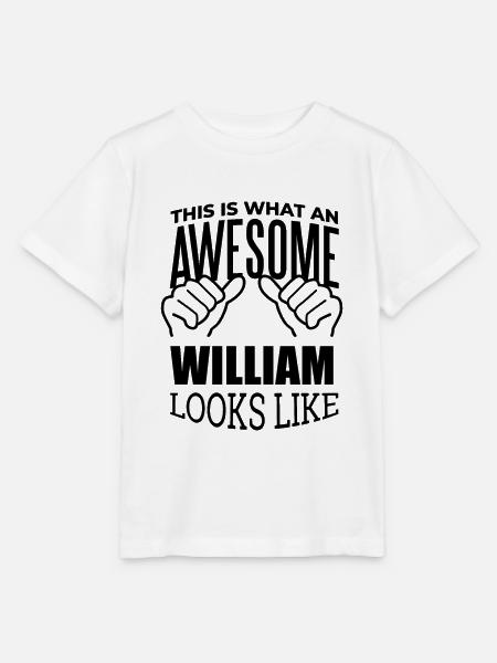 William William William - Stanley/Stella Kinder T-Shirt MINI CREATOR  - Weiß