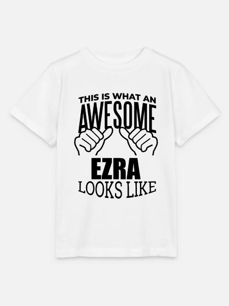 Ezra Ezra Ezra - Stanley/Stella Kinder T-Shirt MINI CREATOR  - Weiß