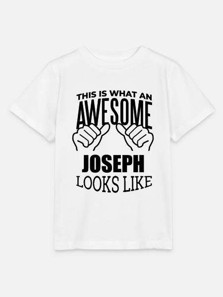 Joseph Joseph Joseph - Stanley/Stella Kinder T-Shirt MINI CREATOR  - Weiß