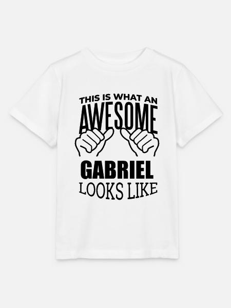 Gabriel Gabriel Gabriel - Stanley/Stella Kinder T-Shirt MINI CREATOR  - Weiß